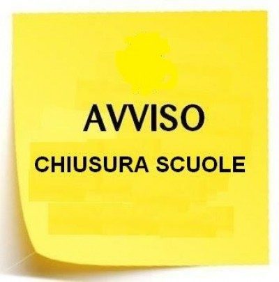 Chiusura scuole martedì 11 febbraio 2020